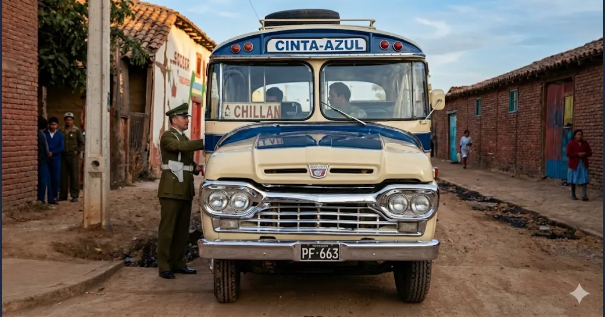 Bus Cinta Azul de Parral - Coloreada